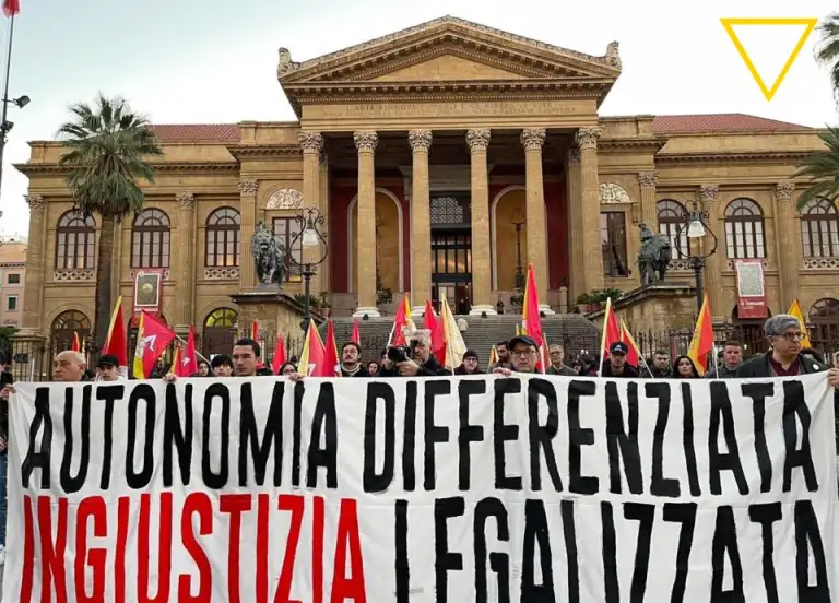 Palermo: manifestazione contro l’autonomia differenziata