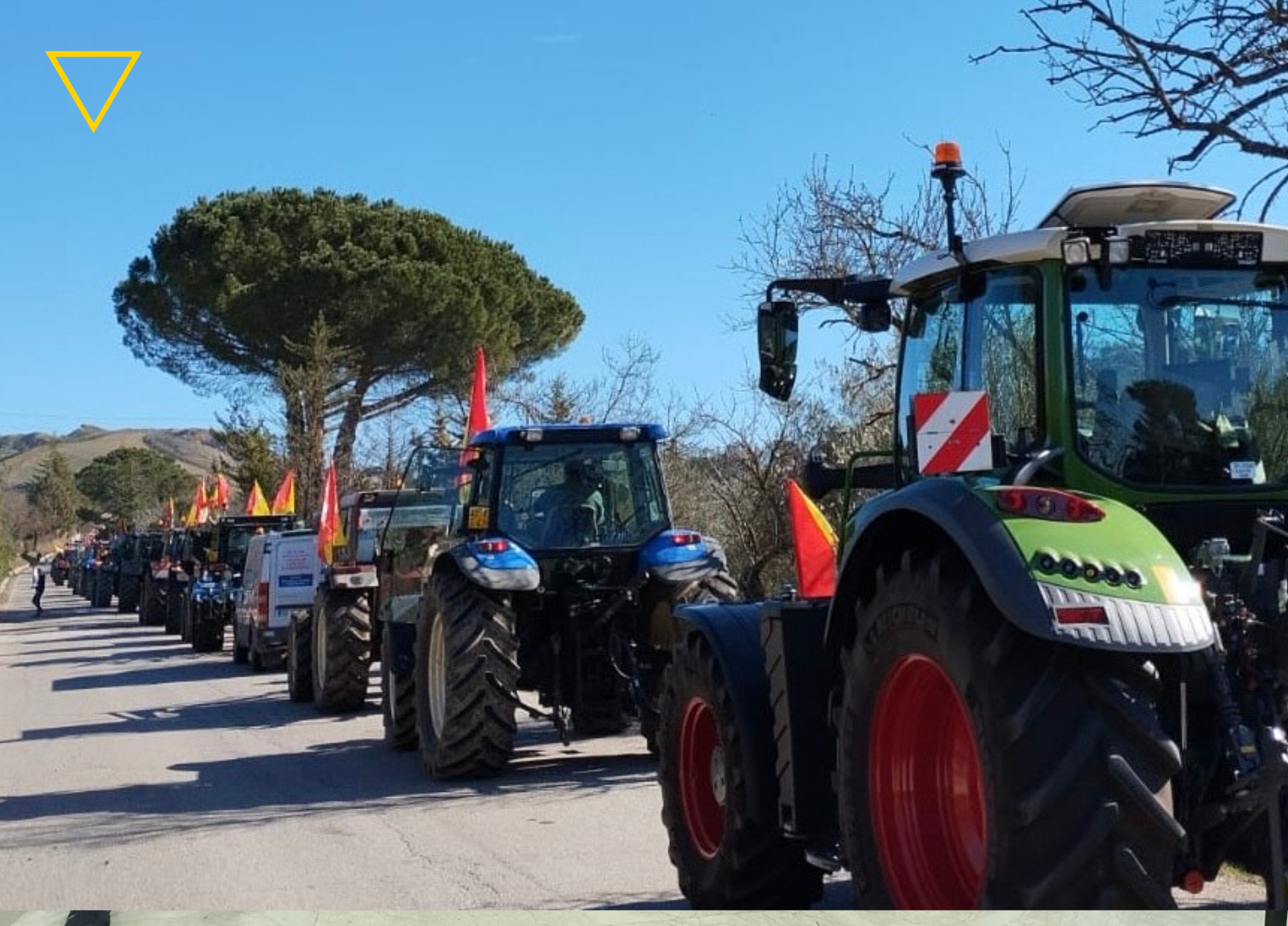 500 trattori sulle Madonie: è la protesta degli agricoltori siciliani
