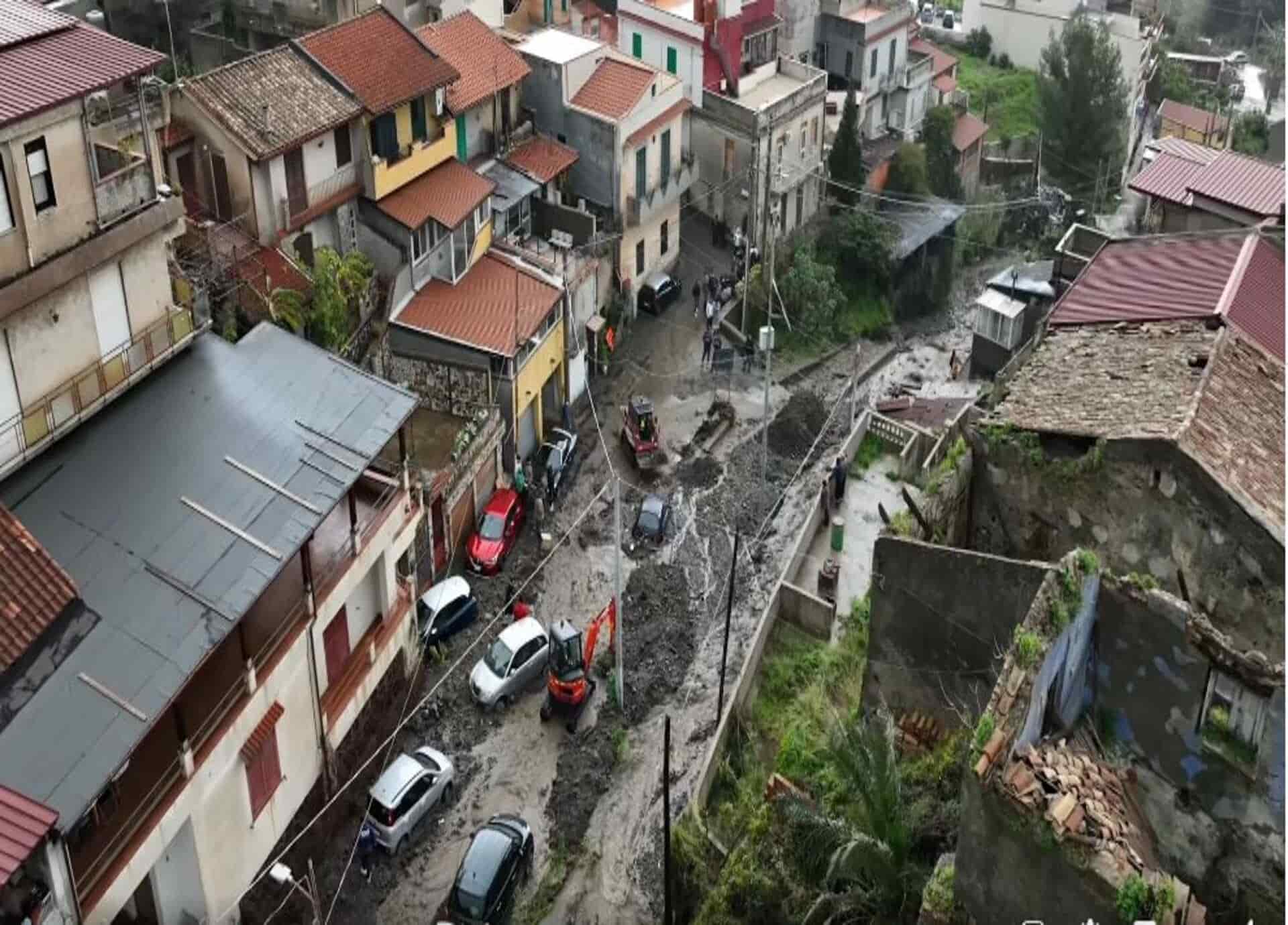 Maltempo a Messina: torrenti in piena e policlinico allagato
